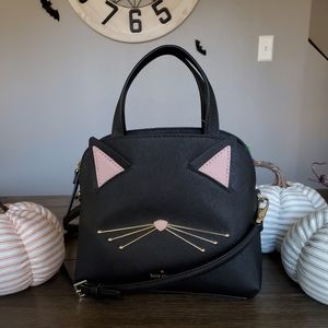 Kate Spade cats meow small lottie crossbody purse shoulder bag handbag